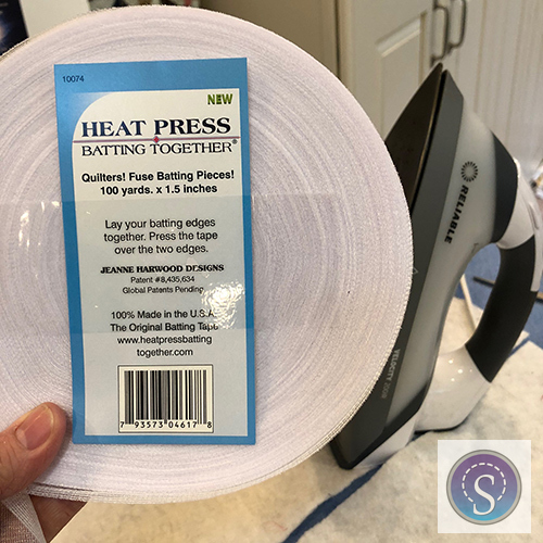Heat Press Batting Together Fusible Tape
