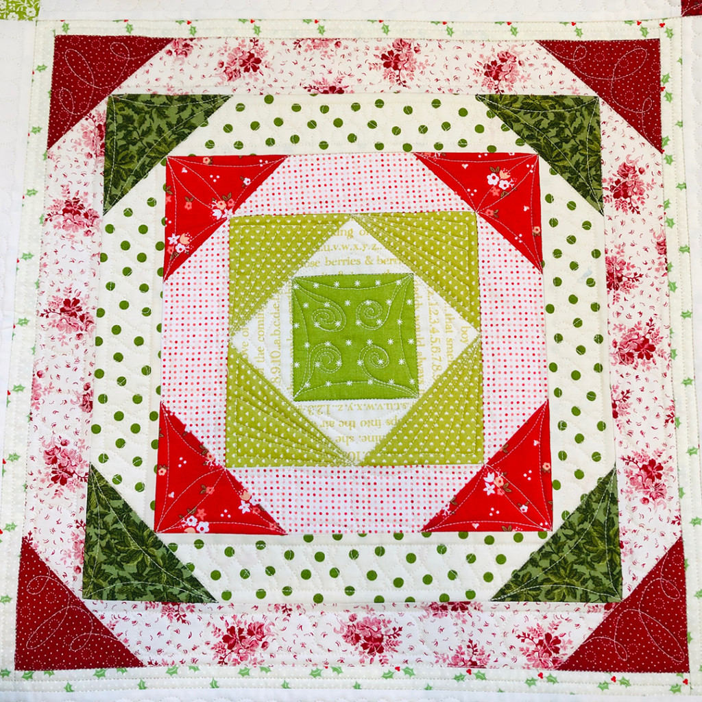 Christmas Figs: Back from the Longarm Quilter - HQ Stitch